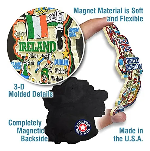 Imán Gigante Con El Mapa Del País De China De Classic Magnet