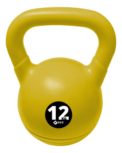 Pesa Rusa Kettlebell 12 Kg Plastica Quuz Rellena X Unidad