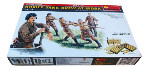 Tank Crew 1/35 Miniart 35153 Tanquistas Soldados Rusos Kit