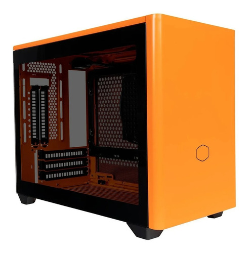 Gabinete Cooler Master Masterbox Nr200p Mini Itx Naranja 