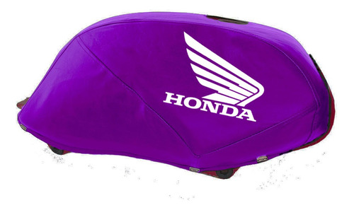 Capa De Tanque Comum Honda Cbx-200 Strada - Com Logo Cor Roxo