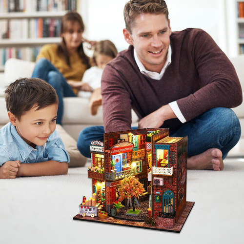 Kit De Casa En Miniatura De Bricolaje Kit De Construcción De