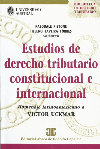 Estudios De Derecho Tributario Constitucional Pistone