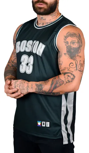 Regata Basquete Boston Masculina Jrkt Sports Ultra Dry