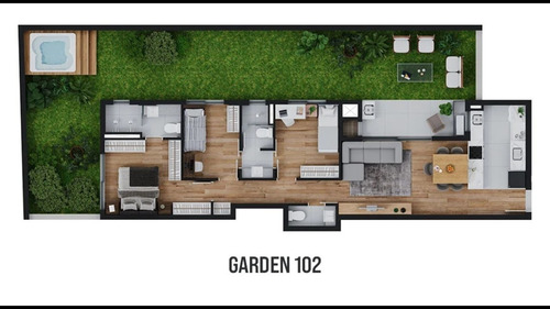 Ap Tipo Garden Com 62m² De Area Externa Privativa