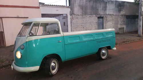 Vw Pick-up Kombi  Corujinha Exportação Azul E Branca 