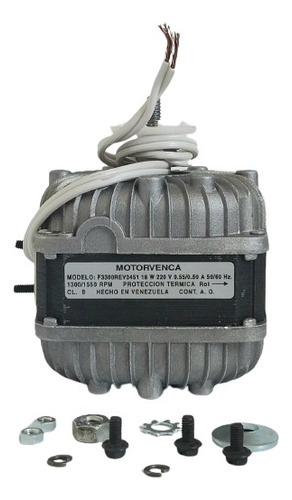 Motor Ventilador 18w En 220v 1550rpm De Rolinera Motorvenca 