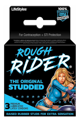 Imagen 1 de 1 de Preservativos Rough Rider X 3 U.