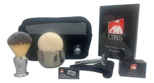 G.b.s Kit De Viaje De Lujo Para Hombres  Navaja De Seguridad