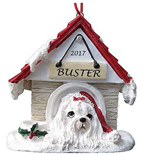 Ornamento Perro Maltese - Personalizadojsonexception