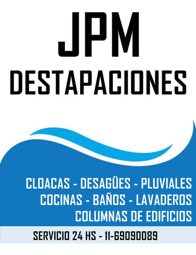Destapaciones Jose C. Paz - Cloaca - Pluvial - Cocina 