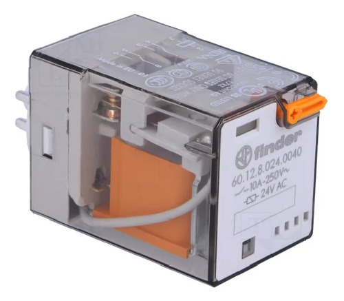 2pzas Relevador 8pin 2p2t 10a Finder 6012 Bobina A Elegir