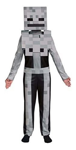 Disguise Minecraft Skeleton Costume Para Niños, Video Qsv4e