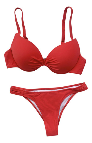 Bikini Push Up P Con Soporte De Acero Macizo Para Mujer