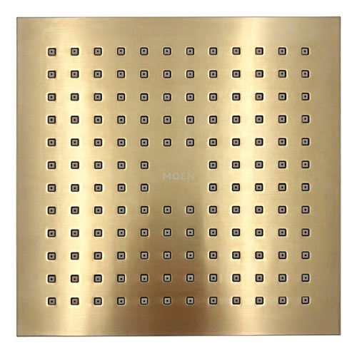 Regadera Cuadrada De 8 Oro Bronce Moen Linea Medora 6873bzg Acabado Cepillado