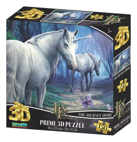 Puzzle Rompecabezas Prime 3d Unicornios 150 Piezas