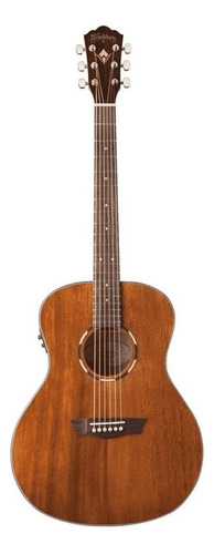Guitarra Electroacústica Washburn Woodline 10 O12SE para diestros natural ovangkol brillante