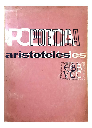 Poética Aristóteles - Juan David Garcia Bacca ( Filosofía )