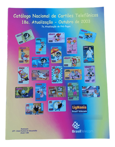 Catálogo Telefônico Novo: 18° Atualização. Out. 2003. Pré Pa