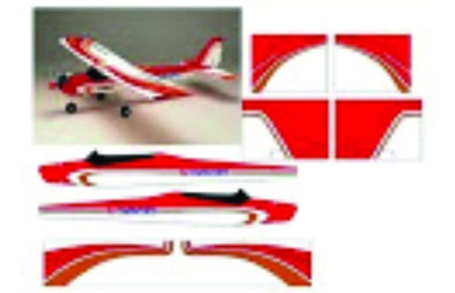 Adesivos Completo Para Aeromodelos Diversas Cores E Modelos