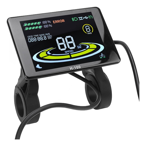 Medidor De Bicicleta Eléctrico Con Pantalla A Color Lcd Sm