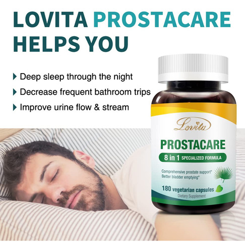 Lovita Suplemento Próstata 8 En 1 180 Cápsulas
