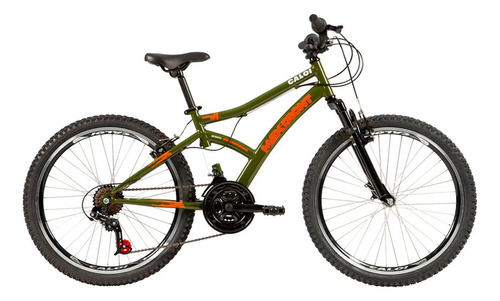 Bicicleta Caloi Max Front - Aro 24 - Freios V-brake - Infant Cor Verde