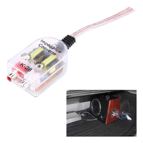Amplificador Cd Audio Subwoofer Convertidor De Alto A Bajo