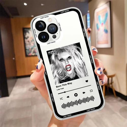Funda De Teléfono Singer L-lady Gaga Para iPhone 11 12 Mini