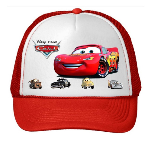 Gorras Cachuchas Cars Fiesta Cumpleaños Personalizados Rojo