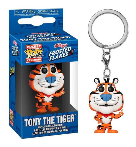 Llavero De Tigre Toño- Zucaritas - Cereal- Funko Pocket Pop 