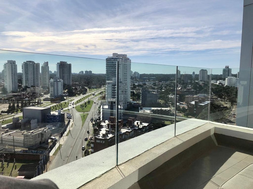 Imagen 7 de 14 de Piso Alto En Torre De Categoria, Terraza Con Vistas.