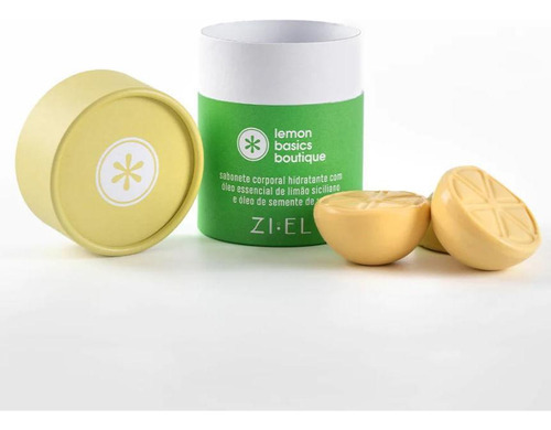 Kit 3 Sabonetes Corporais Limão Siciliano 200g Ziel