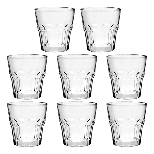 Maredash Rock Bar Vasos Apilables De Bebidas Juego De 8 Vaso