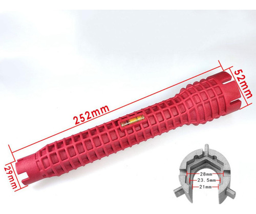 Llave Instaladora Del Fregadero Del Grifo 5 En 1