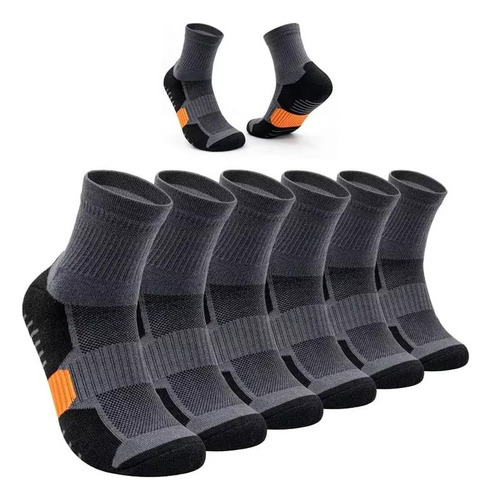 6 Pares Calcetines Hombre,calcetas Deportivas Para Basquetbo