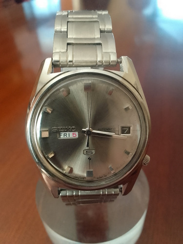 Reloj Para Hombre Seiko Automático - Mod 6119-8090 Plateado Plateado Plateado (Usado)