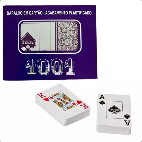 JOGO BARALHO COPAG 1001 COM 110 CARTAS