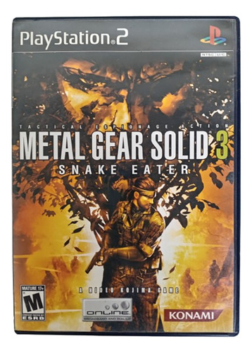 Metal Gear Solid 3 Para Play 2 Formato Fisico Original (Usado)