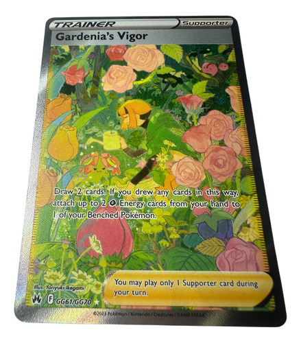 Gardenias Vigor Gg61/gg70 Pokémon Tcg (crown Zenith Galar