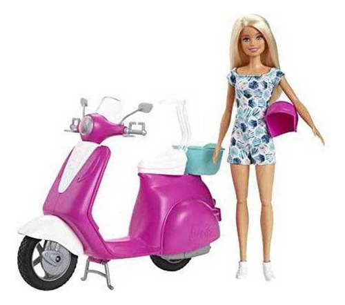 Barbie Motorizada Con Moto Importada Orig De Usa