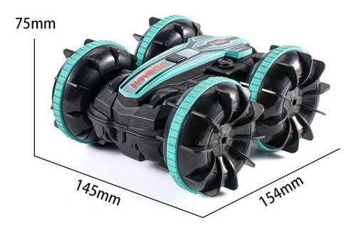 Anfibio Stunt Control Remoto Coche Dump Doble
