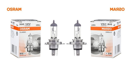 Bombillo H4 P43 12v 60x55 Osram Luz Halogena Kit Juego X2