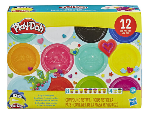 Masas Y Plastilinas Play Doh Core Brillantes Creaciones Hasb