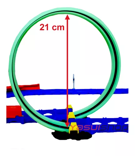 Pista Carrinho Brinquedo Neon Looping Brilha No Escuro Pk005 :  : Brinquedos e Jogos