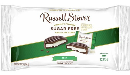 Russell Stover Chocolate Peppermint Patties 264grs.