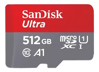 Tarjeta Memoria Micro Sd Sandisk Ultra 512gb A1 Clase 10