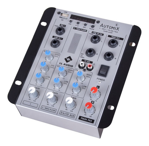 Mesa De Som Lláudio Automix A302rbt Bluetooth 2 Canais