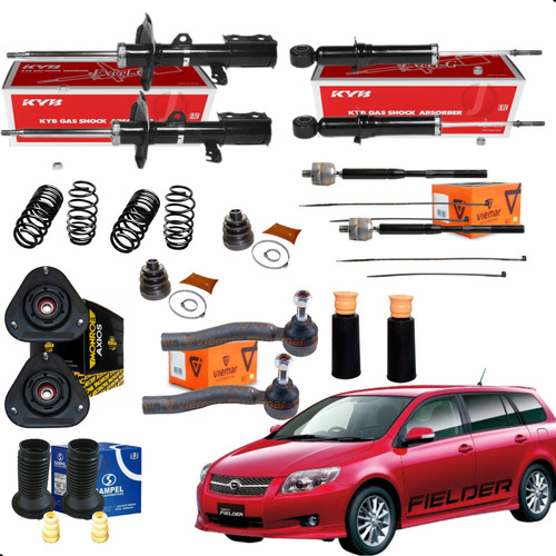 Kit Suspensão Completa Corolla Fielder Amortecedor+kit Coxim