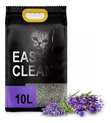 Arena Sanitaria Para Gatos Aglutinante Aromas Easy Clean 8kg